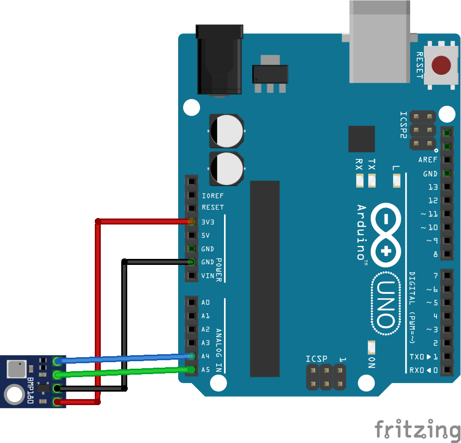 Arduino UNO and BMP180